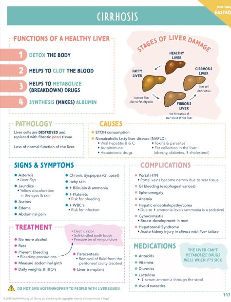 Hepatic Disorders Nursing, Acute Pancritis, Hepatic Encephalitis, Nurse In The Making, Nursing School Prep, Nursing School Studying Cheat Sheets, Nurse Teaching, Paramedic School, Med Surg Nursing