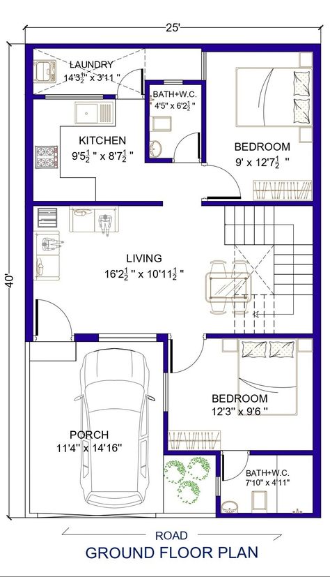 House Plans 28x60 House Plans, 1000 Sq Ft House Plans Indian, 25 X 40 House Plans, 1000sq Ft House Plans, 2bhk Plan, 2 Bhk House Plan, 1000 Sq Ft House Plans, 1200 Sq Ft House Plans, Architect Model