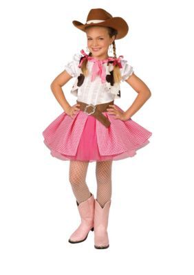 Rubie's Girls 7-16 Cowgirl Cutie Costume - Pink - Medium Cowgirl Halloween Costumes, Girls Cheerleader Costume, Cowgirl Dress, Cowgirl Halloween, Police Costume, New Halloween Costumes, Girls Ball Gown, Cowgirl Dresses, Cheerleader Costume