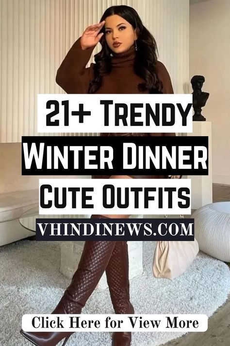 After Christmas Outfit, Cozy Winter Date Outfit, Dinner Wears For Classy Women, Cute Lunch Outfits Winter, Cold Weather Valentines Day Outfit, New York Dinner Outfit Winter, Elegant Outfit Classy Winter, Fancy Restaurant Outfit Winter, Theater Outfit Ideas Winter