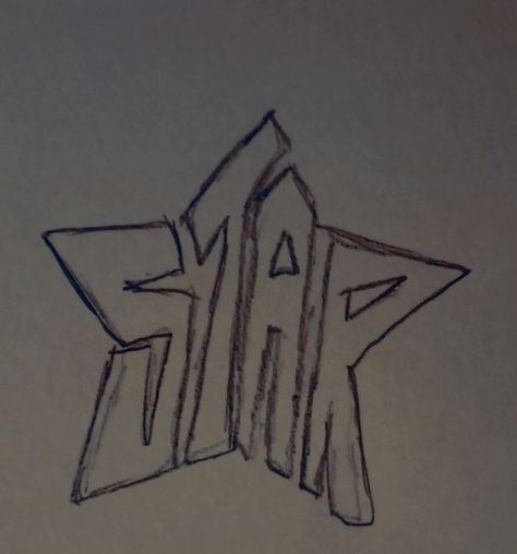 Star In Graffiti, Doodle Art Unique, Aesthetic Cute Doodles Easy, Star Background Drawing, Random Simple Drawings, Spooderman Drawing, Y2k Sketches Doodles, Triangle Doodle Art, Things To Draw During School