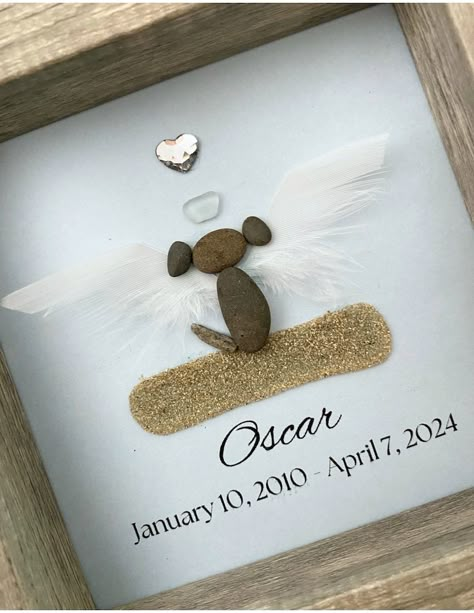 Personalized Dog Memorial Gift Custom Loss of Pet Sympathy Gift Custom Pet Memorial Art Gift for Dog/cat Lover Dog Name Pet Portrait Angel - Etsy Dog Memorial Crafts, Dog Memorial Shelf, Dog Shrine Ideas, Memorial Diy Projects, Gift For Loss Of Dog, Dog Memorial Ideas, Pet Memorial Ideas Dogs, Pet Memorial Ideas, Loss Of Pet Gift