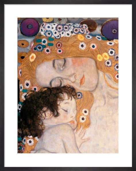 Three Ages Of Woman, Klimt Prints, Art Klimt, Cuadros Diy, Gustav Klimt Art, Klimt Paintings, Klimt Art, Detail Art, Gustav Klimt