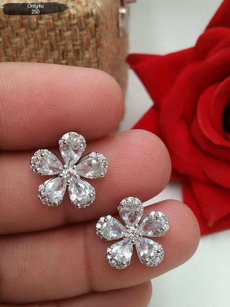 Small Earrings Gold, Pakistani Bridal Jewelry, Diamond Tops, Van Cleef And Arpels Jewelry, Diamond Pendants Designs, Pink Diamond Ring, Diamond Earrings Design, Lucky Jewelry, Diamond Wedding Jewelry