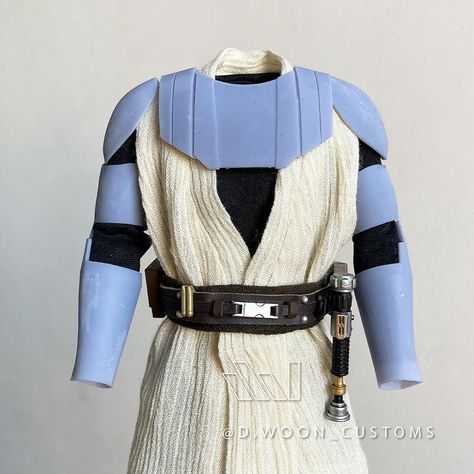 Jedi Clone Wars, Jedi Armor, Foam Cosplay, Tactical Wear, Swag Men, Jedi Knight, Obi Wan Kenobi, Obi Wan, Cosplay Outfits