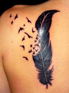 1000+ ideas about Eagle Feather Tattoos on Pinterest | Feather ... Eagle Feather Tattoos, Bird Tattoo Back, Tattoo Son, Flying Bird Tattoo, Eagle Feather, Girls With Sleeve Tattoos, Eagle Tattoos, Feather Tattoo, Feather Tattoos