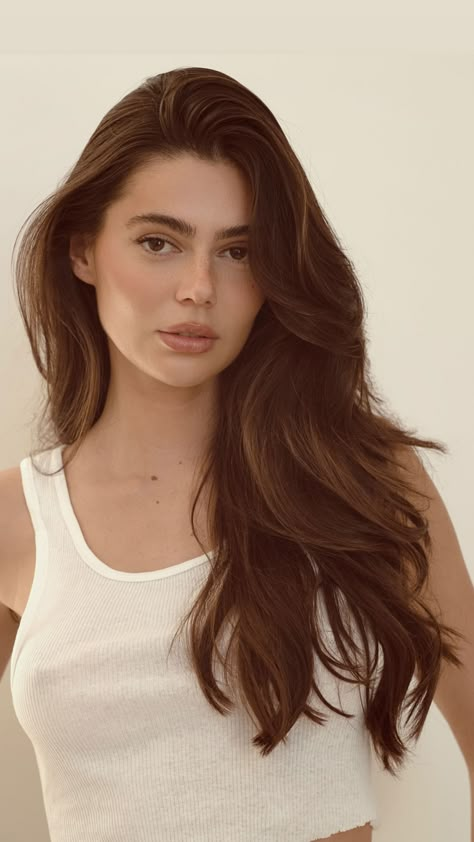 Yael Shelbia, Hairstyles For Layered Hair, Medium Length Hair Cuts, Layered Hair, Pretty Face, Cartoon Wallpaper, Hair Looks, Hair Goals, New Hair