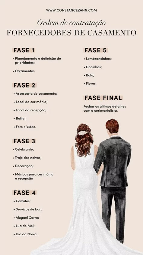 Fornecedores de Casamento: guia completo para noivas Brown Wedding Themes, Wedding Prayer, Catholic Wedding Ceremony, Dream Marriage, Wedding Background Decoration, Wedding Simple, Future Wedding Plans, Black White Wedding, Wedding Gifts For Guests