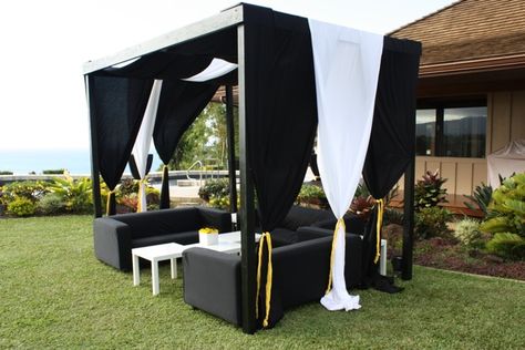 Diy Cabana, Tent Ideas, Fundraiser Event, Velvet Drapes, Tent Decorations, Places To Rent, Glamping Site, Top Decor, Tent Rentals