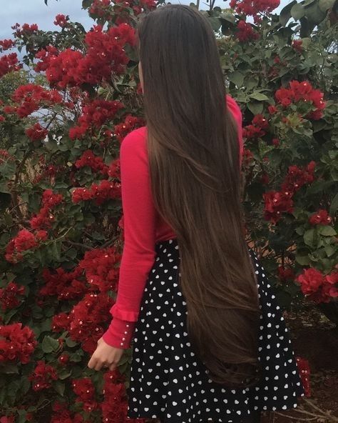 Long Hair Girls Dpz, Long Hair Girls, Hair Girls, Girls Dpz, Long Hair, A Woman, Hairstyles, Skirt, Flowers