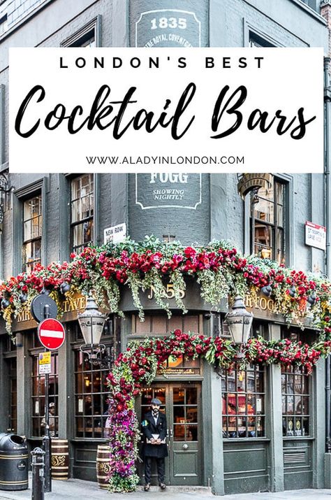 Best Cocktail Bars in London - Where to Find the Top Cocktails in the City #travel #outdoorfun #bars #london #travelguide #traveltips #travelideas Bars London, Bars In London, London 2022, Best Cocktail Bars, Best Cocktails, Highgate Cemetery, Top Drinks, Top Cocktails, London Trip