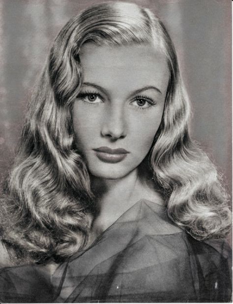 Veronica Lake Vintage Hollywood Hair, The Veronicas, George Peppard, Diana Dors, Jacqueline Bisset, Vintage Stars, Veronica Lake, Hollywood Hair, Elvis Costello