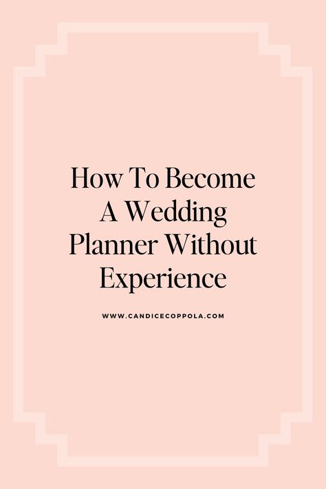 Wondering how to become a wedding planner with zero experience? This guide breaks it down into actionable steps so you can start booking clients and building your business today! #WeddingBiz #CareerTips #WeddingPlannerJourney Starting A Wedding Planning Business, How To Direct A Wedding, How To Be A Wedding Planner, Becoming A Wedding Planner, How To Become A Wedding Planner, Wedding Planner Templates, Wedding Planning Templates, Wedding Planner Notebook, Templates For Wedding