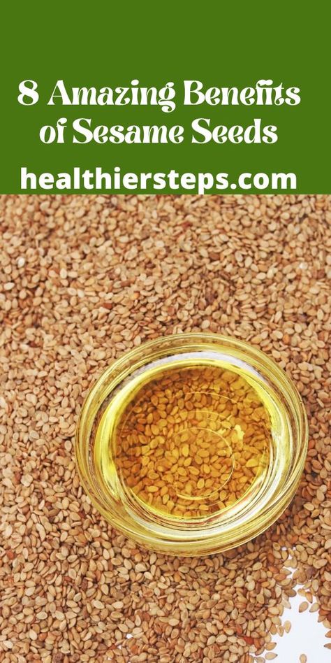 Benefits Of Sesame Seeds, Vitamin Rich Foods, Seeds Benefits, Healthy Food Facts, Nuts & Seeds, Healthy Benefits, Japanese Cooking, Skin Benefits, Food Facts