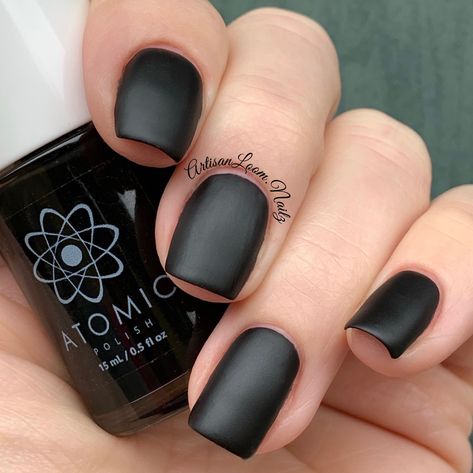 Carbon (C) Matte Matte Black Nail Polish, Thermal Nail Polish, Thermal Nails, Orange Nail Polish, Matte Black Nails, Matte Nail Polish, Purple Nail Polish, Black Nail Polish, Holographic Nail Polish