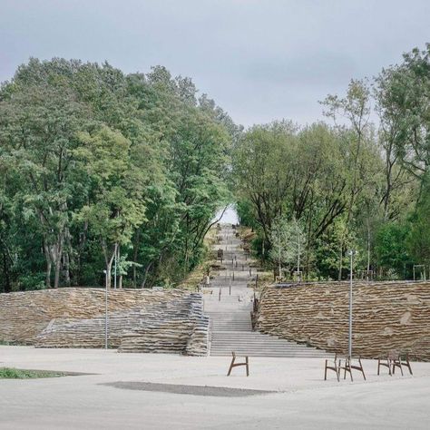 Warsaw Uprising, Sou Fujimoto, Urban Nature, Urban Park, Parking Design, Architecture Office, Forest Park, Nature Trail, Contemporary Landscape