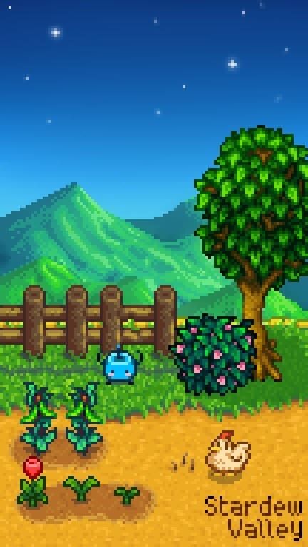 Stardew Graduation Cap, Junimo Stardew Valley Wallpaper, Junimo Stardew Valley Art, Stardew Valley Iridium, Stardew Valley Phone Wallpaper, Stardew Valley Aesthetic Wallpaper, Stardew Valley Lockscreen, Stardew Wallpaper, Stardew Valley Background