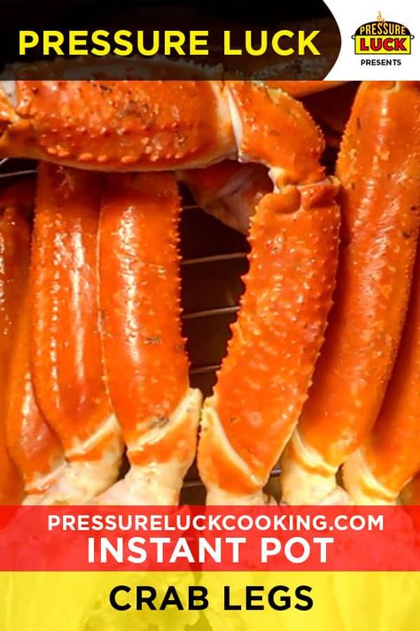 Instant Pot Crab Legs Pressure Luck, Best Pressure Cooker Recipes, Power Pressure Cooker, Pressure Cooking Recipes, Best Pressure Cooker, Crab Legs, Instant Pot Dinner Recipes, Easy Instant Pot Recipes, Instapot Recipes