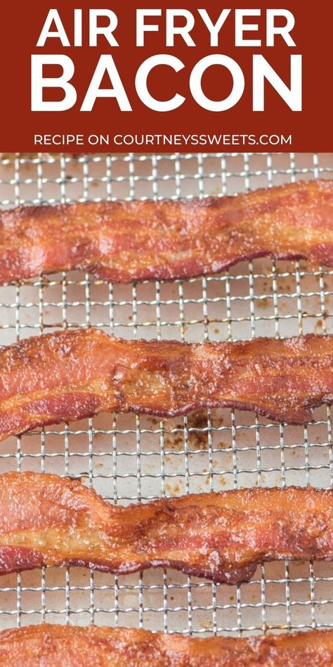 Bacon Airfryer, Cuisinart Air Fryer, Air Fry Bacon, Air Fryer Bacon, Ninja Air Fryer, The Best Air Fryer, Best Air Fryer, Easy Bacon, Air Fried Food