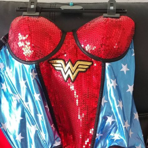 Costume preview Wonder Woman Corset, Woman Costume, Corset Costumes, Wonder Woman Costume, Corset Bustier, Party City, Women Corset, Festival Bra, Dc Comics