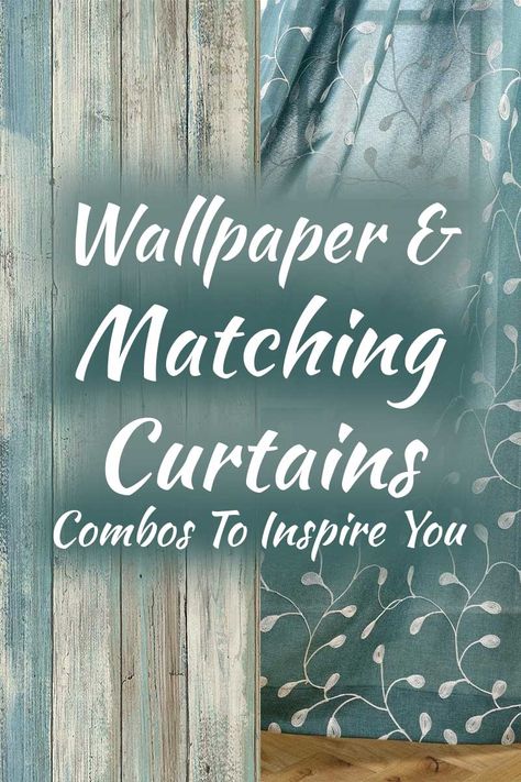 Wallpaper With Matching Curtains, Curtains With Wallpaper, Matching Curtains And Wallpaper, Matching Wallpaper And Fabric, Mix Match Curtains, Matching Wallpaper And Curtains, Wallpaper And Curtains, Grey Curtains Bedroom, Olive Green Curtains