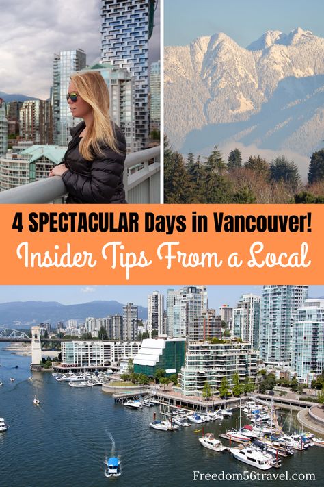 With so much to do in Vancouver, you need a local guide to show you all the best! What to see and do and what to avoid! Check out this amazing itinerary from a local guide. #Vancouver #canada #traveltipos #insidertips #hiking #beaches #photography #4days #thingstodo #britishcolumbia Vancouver Trip, Vancouver Vacation, Vancouver Skyline, Things To Do In Vancouver, Visit Vancouver, Canada Trip, Vancouver Travel, Canada Road Trip, Vancouver Bc Canada