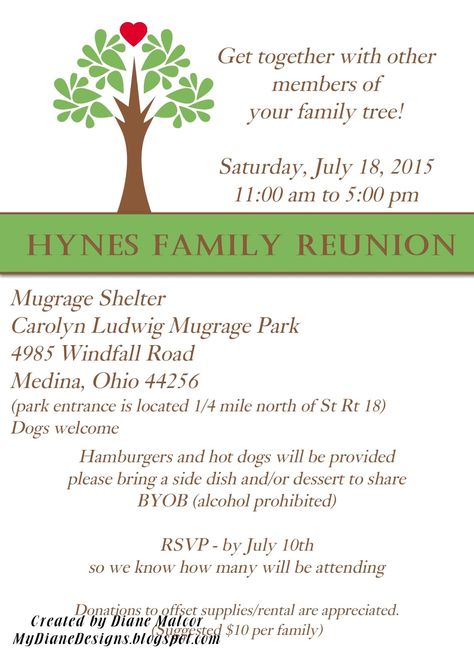 My Mom's side of the family decided to finally have a family reunion this year.  I volunteered to create the invitation. Although, many ar... Reunion Checklist, Reunion Activities, Dinner Invitation Wording, Homemade Carnival Games, Family Reunion Invitations, Birthday Dinner Invitation, Gathering Ideas, Reunion Invitations, Bonfire Party