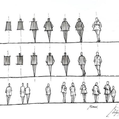 FHD / People And Trees – ID.CIDI Drawing Of People, 2d Rendering, Sketchbook Architecture, Interior Architecture Sketch, Landscape Architecture Drawing, Perspective Drawing Architecture, 그림 낙서, Architecture People, Desain Lanskap