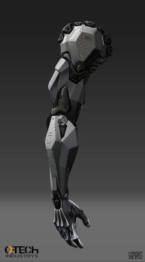 Le Manoosh, Mechanical Arm, Futuristic Armour, Sci-fi Armor, Arte Robot, Arte Cyberpunk, A Robot, Robot Design, Robots Concept