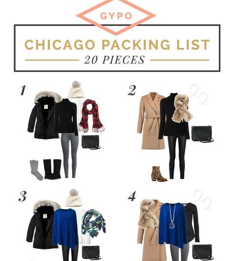 Chicago Packing List and Outfits – Winter Weekend Mix And Match Winter Outfits, Chicago Fashion Winter, Chicago In Winter, Weekend Trip Outfits, Cold Weather Outfits Casual, Black Leggings Outfit Fall, Winter Outfits Canada, Weekend Getaway Outfits, Winter Vacation Outfits