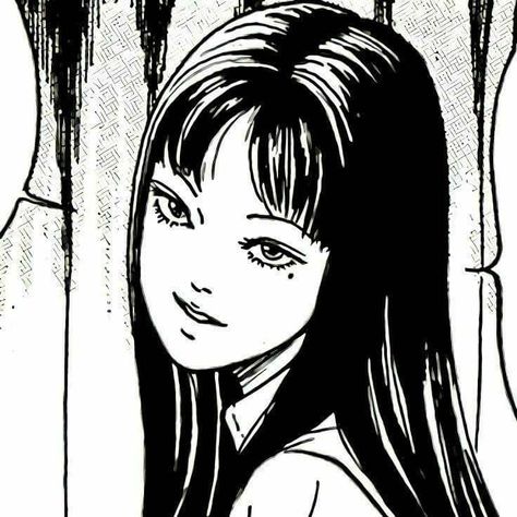 Junji Ito Pfp, Japanese Art Modern, Manga Pfp, Japanese Horror, Anime Head, Junji Ito, Art Manga, Hd Background, Gothic Anime