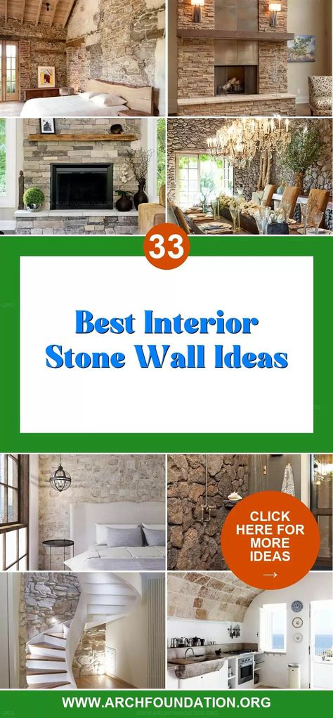 33 Gorgeous Interior Stone Wall Designs for Modern Look Living Room Wall Stone, Faux Stone Walls Interior Living Rooms, Interior Wall Stone Design, Rock Wall Entryway, Rock Wall Inside House, Rock Wall Living Room Ideas, Stone Feature Wall Kitchen, Indoor Stone Wall Living Room, Stone Effect Wallpaper