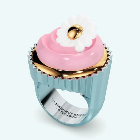 And as I slipped this buttercream beaut on my finger, I couldn’t help but wonder… could life really be this sweet? And yes. Yes, it could. Brought to you in collaboration with Magnolia Bakery. Available in sizes US 5 - US 12 / Jewelry-grade 316L Stainless Steel / Tarnish-free / Designed in NYC Cupcake Ring, Flower Core, Adventure Core, Pink Buttercream, Magnolia Bakery, Magnolias Bakery, Daisy Earrings, Baking Cups, Birthday Wishlist