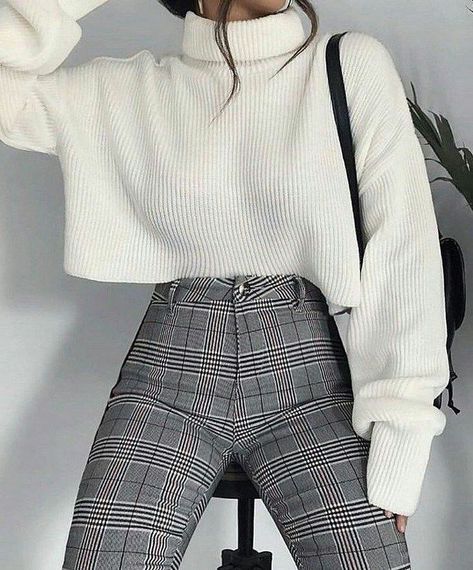 Cooler Style, Mode Inspo, Plaid Pants, Casual Winter Outfits, 가을 패션, Mode Inspiration, Winter Fashion Outfits, Teen Fashion Outfits, Looks Vintage