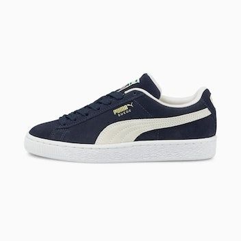 Puma Suede Classic Xxi, Running With Stroller, Peacoat Men, Sneaker Lovers, White Puma, Puma White, Men Suede, Sneakers Puma, Black Puma