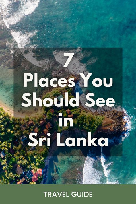 7 Best places you should see in Sri Lanka. Discover more in our travel guide. Sri Lanka Beautiful Places, Sri Lanka Vacation, Sri Lanka Holidays, Sri Lanka Travel, Dos And Don'ts, Romantic Honeymoon, Sunny Beach, Family Vacations, Tourist Places