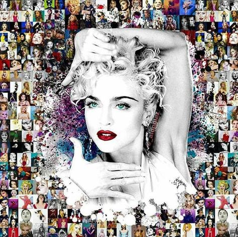 Madonna Poster, Madonna Albums, Madonna 80s, Madonna Photos, Madonna Art, Lady Madonna, Pink Wallpaper Hello Kitty, Goth Wallpaper, Collage Art Projects