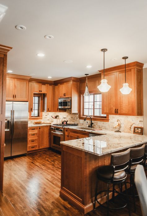 Edina whole-house remodel - Craftsman - Kitchen - Minneapolis - by Niedfeldt Home Remodeling | Houzz Craftsmen Kitchen, Craftsman Kitchen, Cabinet Color, Butler Pantry, Butler's Pantry, House Remodel, Cabinet Colors, Ann Arbor, Beautiful Kitchens