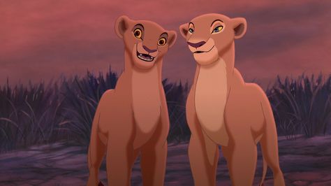 Nala and her daughter, Kiara<3 Nala And Kiara, Nala Lion King, Lion King Simba's Pride, Lion King 1 1/2, Lion King Ii, Lion King 1, Lion King Drawings, Female Lion, Lion King Movie