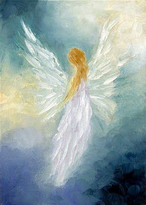 Marina Petro ~ Adventures In Daily Painting: ANGEL~An Angel A Day-Angel Art, Paintings, Prints & Cards by Marina Petro Dreamcatcher Painting, Christmas Paintings On Canvas, Angel Artwork, Angel Drawing, Charcoal Drawings, Angel Images, Angel Painting, Daily Painting, Angel Pictures