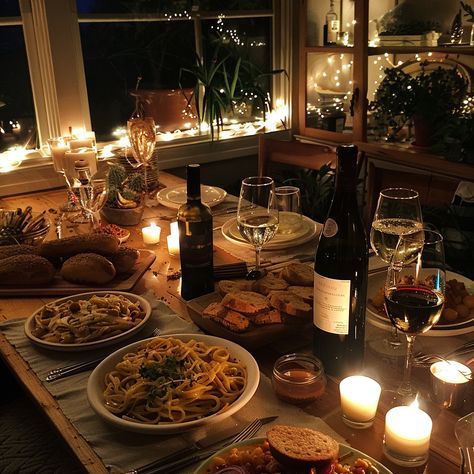 Romantic Indoor Dates At Home, Table For 2 Romantic, Small Date Ideas At Home, Nye Ideas For Couples At Home, Romantic Set Up, Romantic Date Night Aesthetic, Dinner Aesthetic Night Home, Inside Date Night Ideas, At Home Romantic Dinner Setup