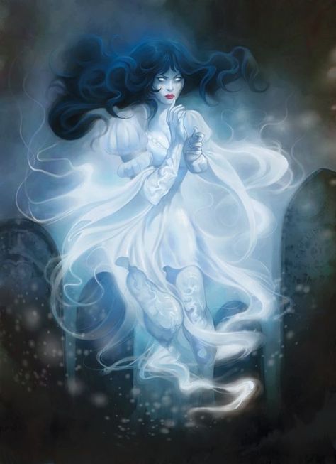 Female Ghost Ghost Dragon, Eyes Speak, Gothic Fantasy Art, Gothic Horror, Dungeons And Dragons Homebrew, Gothic Art, Disney Halloween, Fantasy Artwork, Horror Art