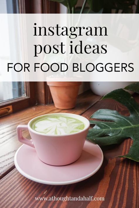 More than 30 ideas for Instagram posts for food bloggers when you need new post ideas for your feed Ideas For Instagram Posts, New Post Ideas, Food Blog Names, Food Blog Photography, Instagram Food Pictures, Ideas For Food, Instagram Post Ideas, Ideas For Instagram, Foodie Instagram