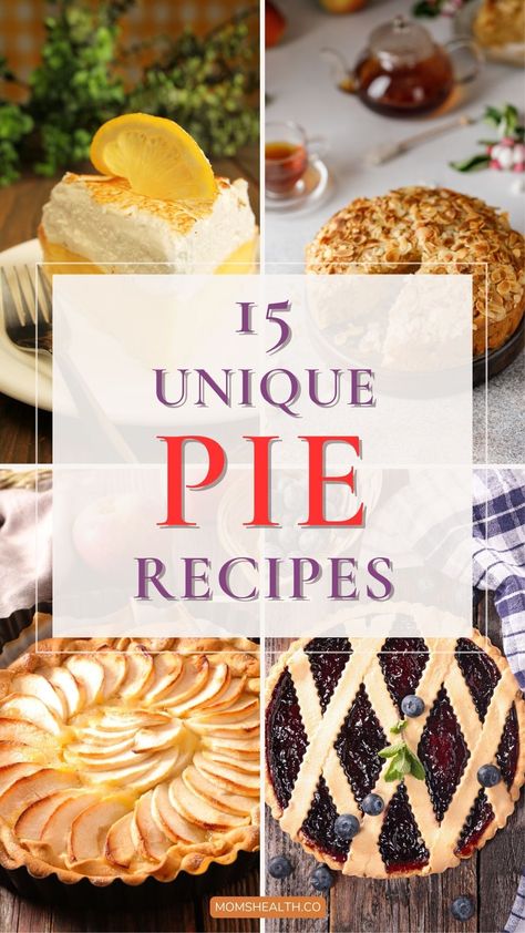 Looking for pie ideas this upcoming Thanksgiving and Christmas? Here are 15 best pie recipes that are perfect for the holidays! Pretty Pie Recipes, Pie Presentation Ideas, Most Popular Pies, Weird Pie Recipes, Easy Unique Pie Recipes, Best Pies For Pie Auction, Prize Winning Pies, Prize Winning Pie Recipes, Unique Fruit Pies