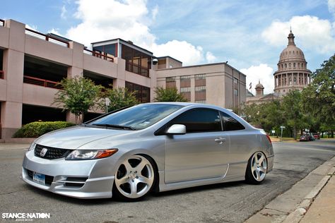 Honda Civic FG2 | Rotiform NUE Honda Civic Wheels, Civic Jdm, Rotiform Wheels, 2007 Honda Civic, Honda Civic Vtec, Honda Civic 2012, White Rims, Honda Civic Coupe, Civic Coupe