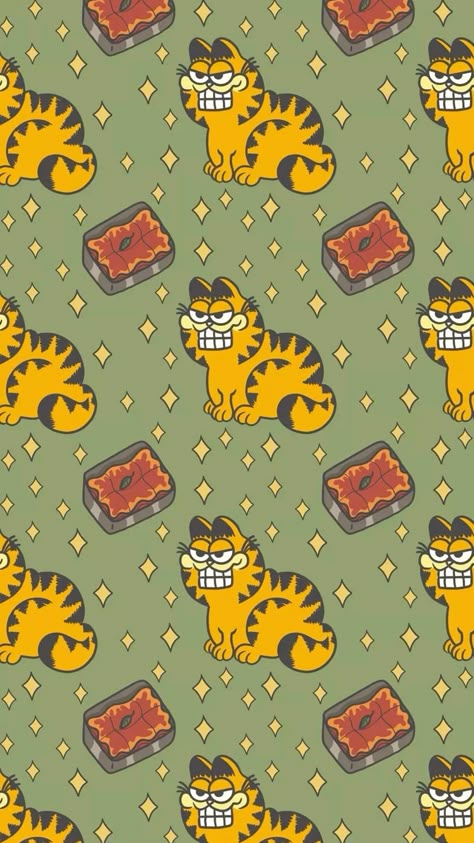 Garfield Wallpaper, Zombie Wallpaper, Garfield Images, Phone Wallpaper Ideas, Cute Home Screen, Character Comic, Wallpapers 2023, Garfield Cat, Cat Wallpapers