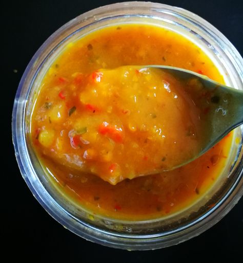 Recipe: Green Seasoning & Hot Pepper Sauce – Explore Parts Unknown Caribbean Pepper Sauce Recipe, Carribean Food Recipes, Caribbean Sauce, Coconut Cream Pies, Guyana Food, Green Pepper Sauce, West Indian Recipes, Green Seasoning, Hot Sauce Recipe