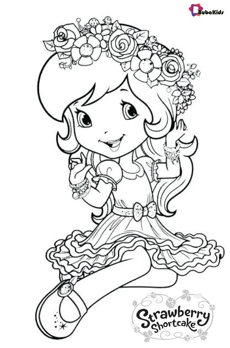 Strawberry Shortcake Coloring Pages, Precious Moments Coloring Pages, Princess Coloring Pages, Princess Coloring, Coloring Pages For Girls, Cartoon Coloring Pages, Urban Sketchers, Disney Coloring Pages, Mechanical Pencil