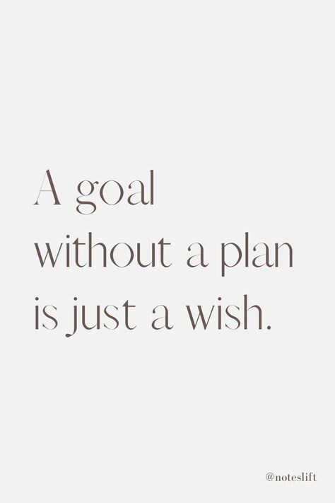 "Turning wishes into reality, one strategic plan at a time. 🌟✨ Remember, a goal without a plan is just a wish waiting to be transformed. Let's get intentional and make those dreams a concrete reality! 💼🚀 #GoalGetter #PlanToSucceed" A Goal Without A Plan Is Just A Dream, Dream To Reality Quotes, A Dream Without A Plan Is Just A Wish, A Goal Without A Plan Is Just A Wish, Future Quotes, Goal Getter, Goal Quotes, Reality Quotes, The Dreamers