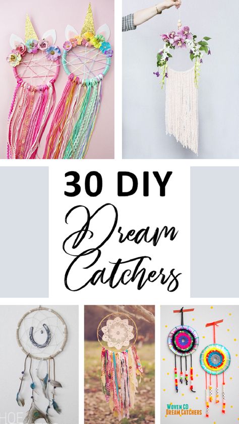 These 30 DIY dream catchers all serve as ideal decorations for your home, or even for special occasions such as weddings, baby showers, or birthdays. Dream Catcher Ideas, Diy Dream Catchers, Homemade Dream Catchers, Make A Dream Catcher, Dream Catcher For Kids, Diy Crafts Easy At Home, Diy Dream Catcher, Owl Dream Catcher, Making Dream Catchers